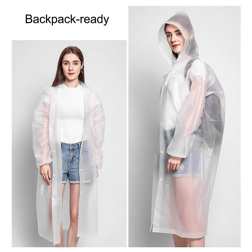 Adults Raincoat Waterproof Adjustable Protection Rain Coat Women Men EVA Fishing Rainproof Rainwear Long Sleeve Hoodie Purple