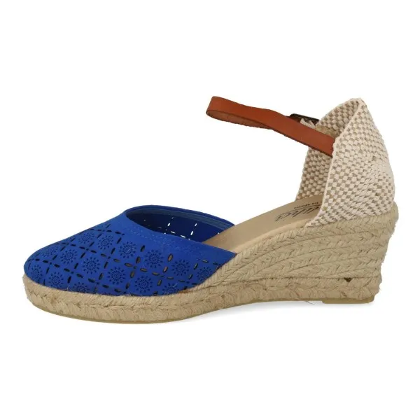 ALPARGATAS con CUÑA MEDIA MUJER MOD. SAONA AZUL