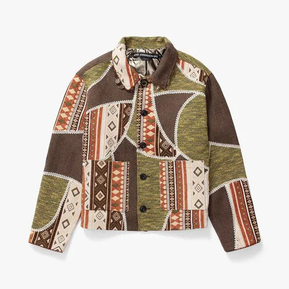 Andersson Bell Unisex Jacquard Patchwork Jacket