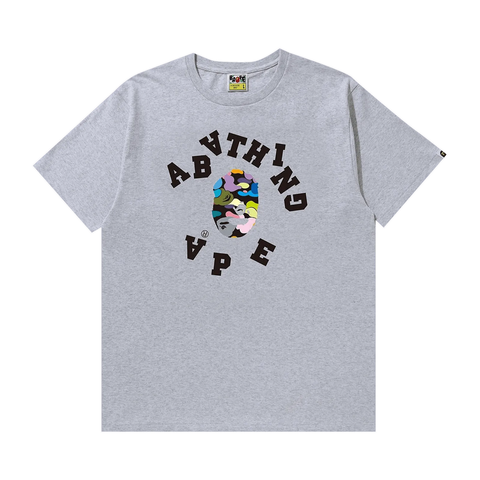 BAPE Multi Camo Broken College Tee