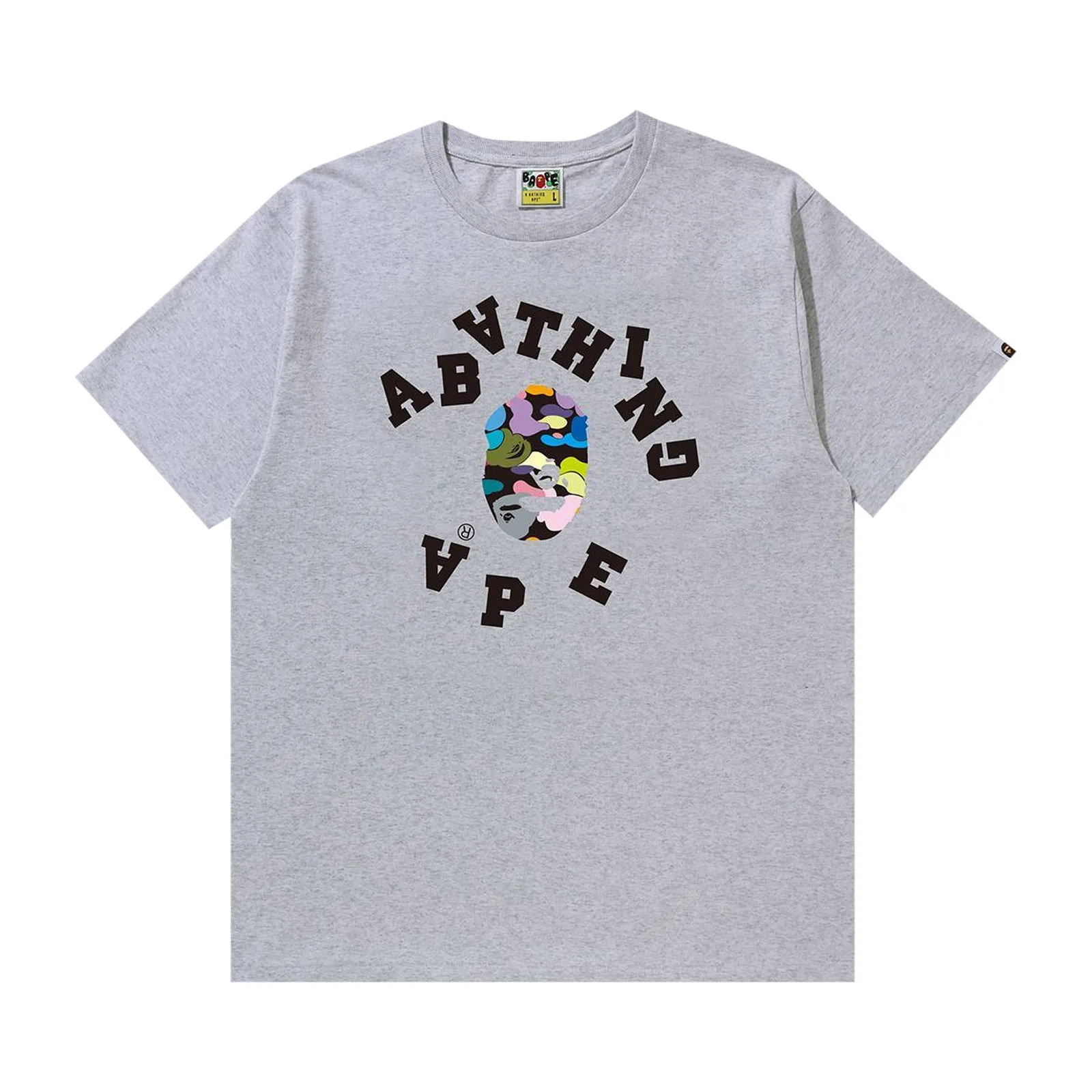 BAPE Multi Camo Broken College Tee