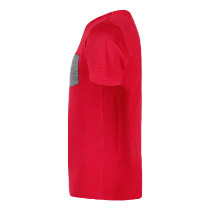 Bergans Of Norway Myske Wool Kids Tee Red