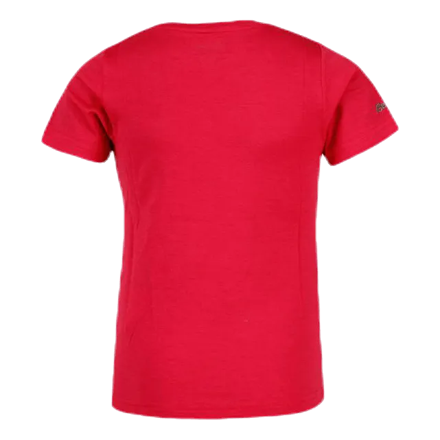 Bergans Of Norway Myske Wool Kids Tee Red