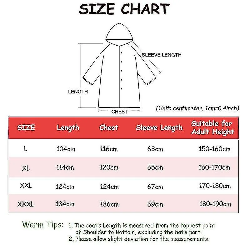 Black Fashion Adult Waterproof Long Raincoat Women Men Rain Coat Hooded For Outdoor Hiking Travel Fishing