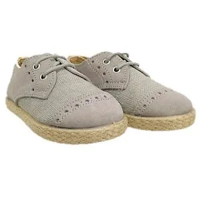 Blucher esparto niño gris chuches