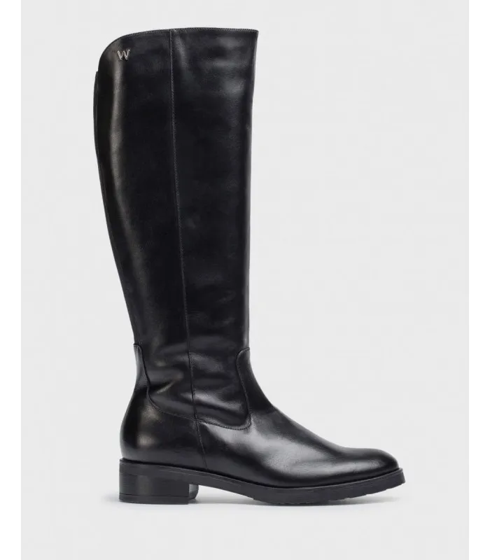 Bota piel negra Rocio Wonders