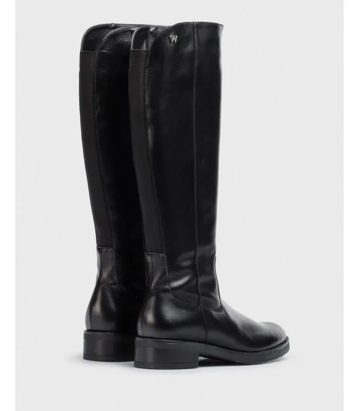 Bota piel negra Rocio Wonders
