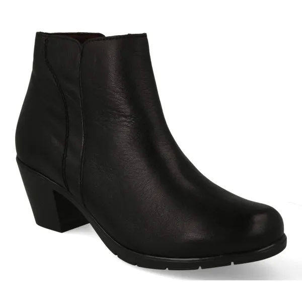 BOTINES MUJER NEGROS PIEL MOD. BRETAÑA