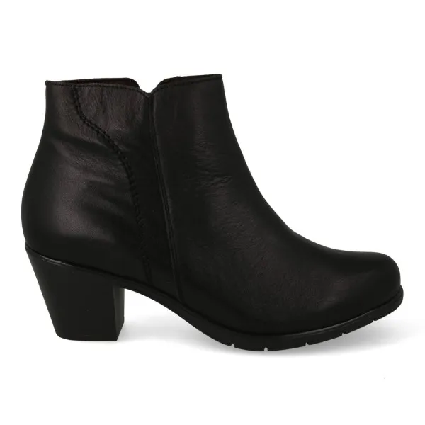 BOTINES MUJER NEGROS PIEL MOD. BRETAÑA