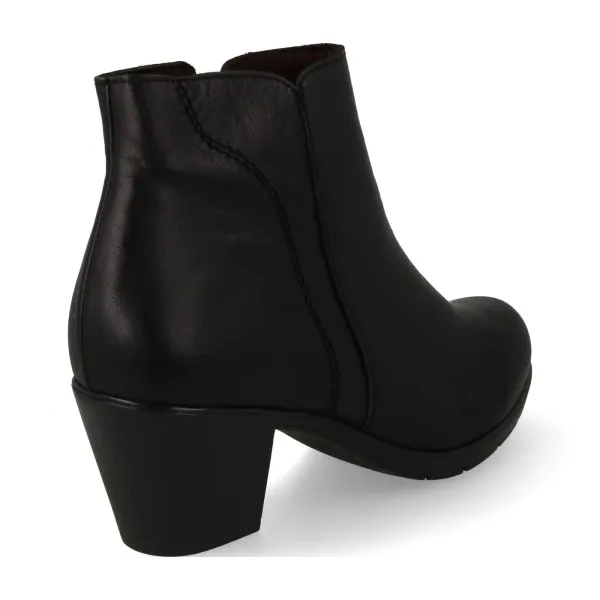BOTINES MUJER NEGROS PIEL MOD. BRETAÑA