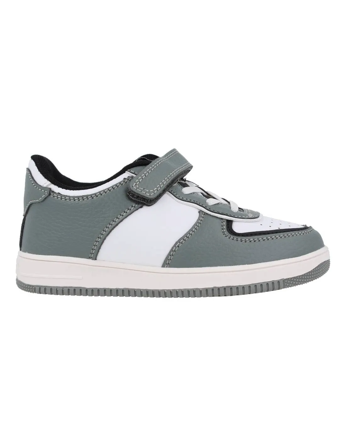 BUBBLE KIDS  DEPORTIVA BASKET VELCRO GRIS