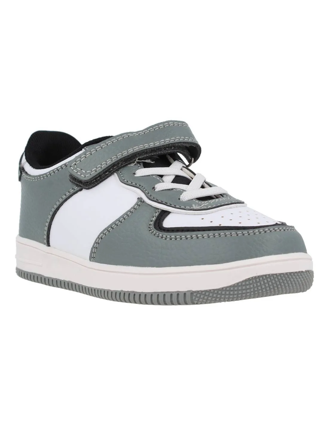 BUBBLE KIDS  DEPORTIVA BASKET VELCRO GRIS