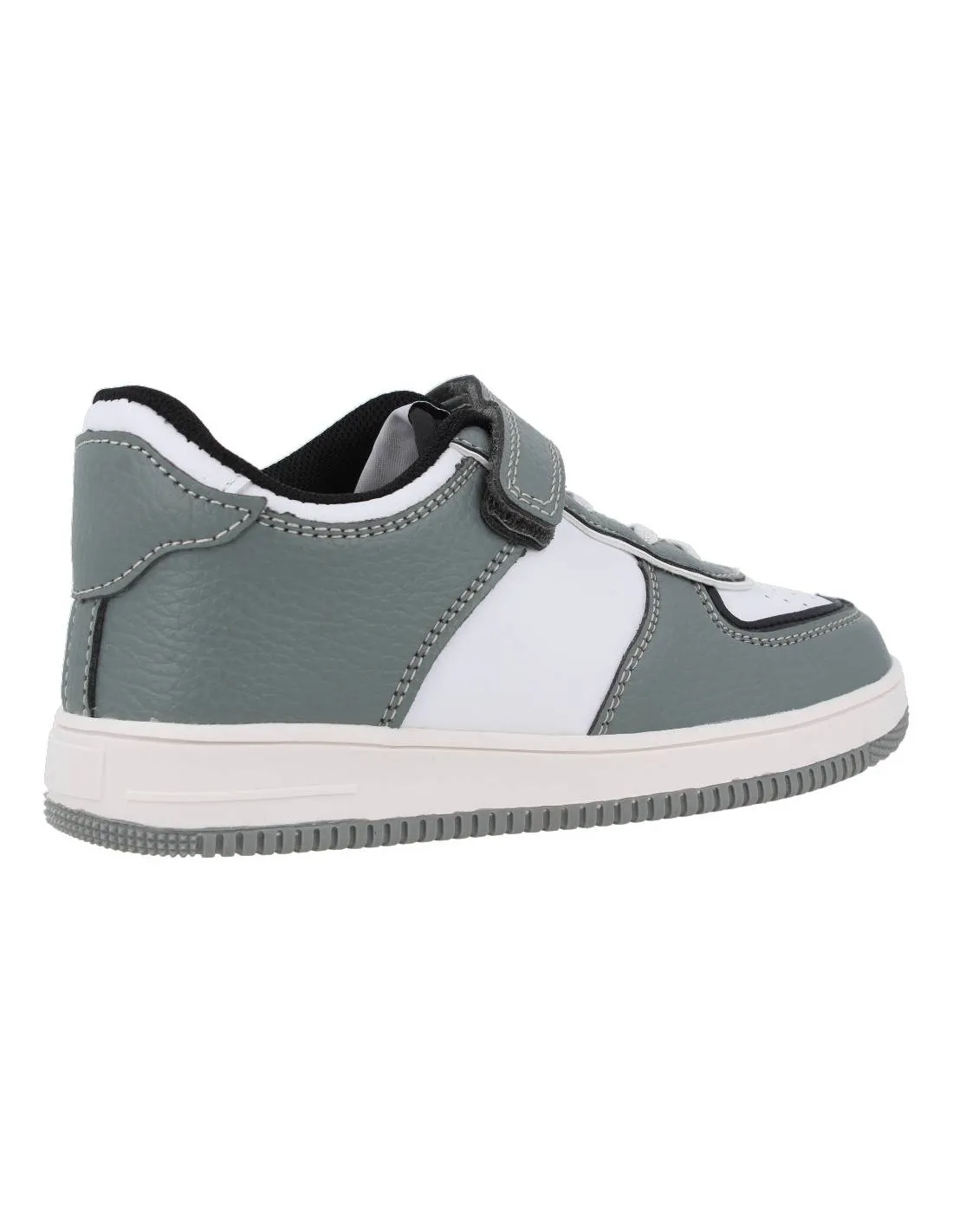 BUBBLE KIDS  DEPORTIVA BASKET VELCRO GRIS