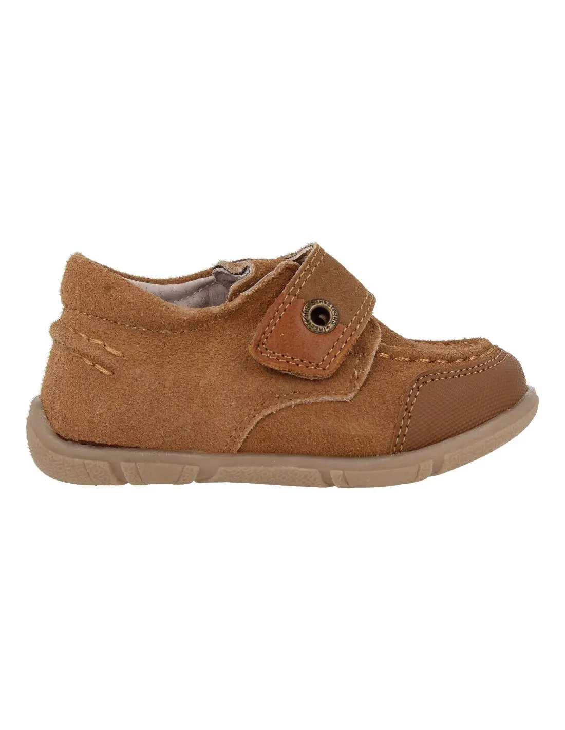 BUBBLE KIDS ZAPATITO CASUAL VELCRO REFORZADO CAMEL