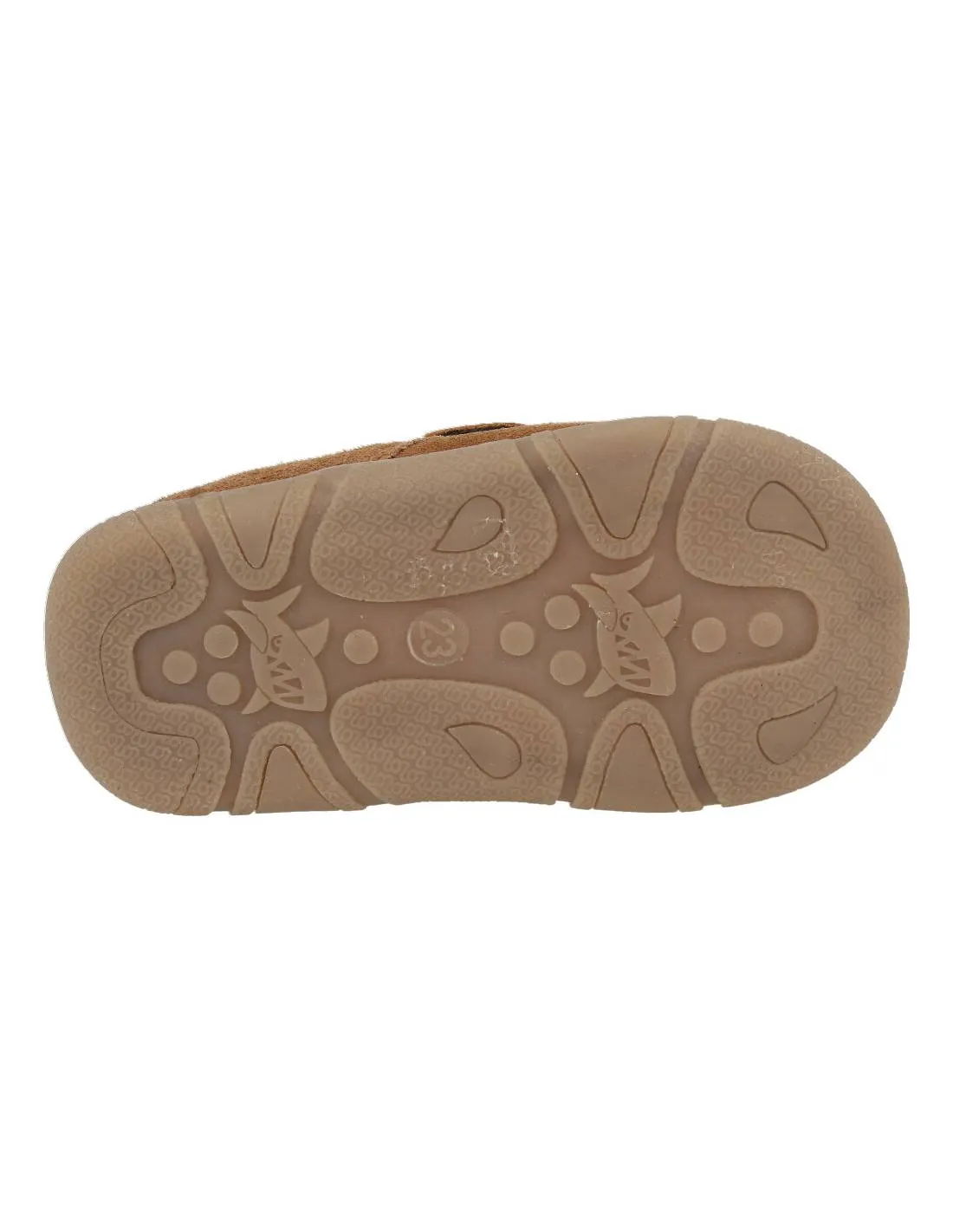 BUBBLE KIDS ZAPATITO CASUAL VELCRO REFORZADO CAMEL