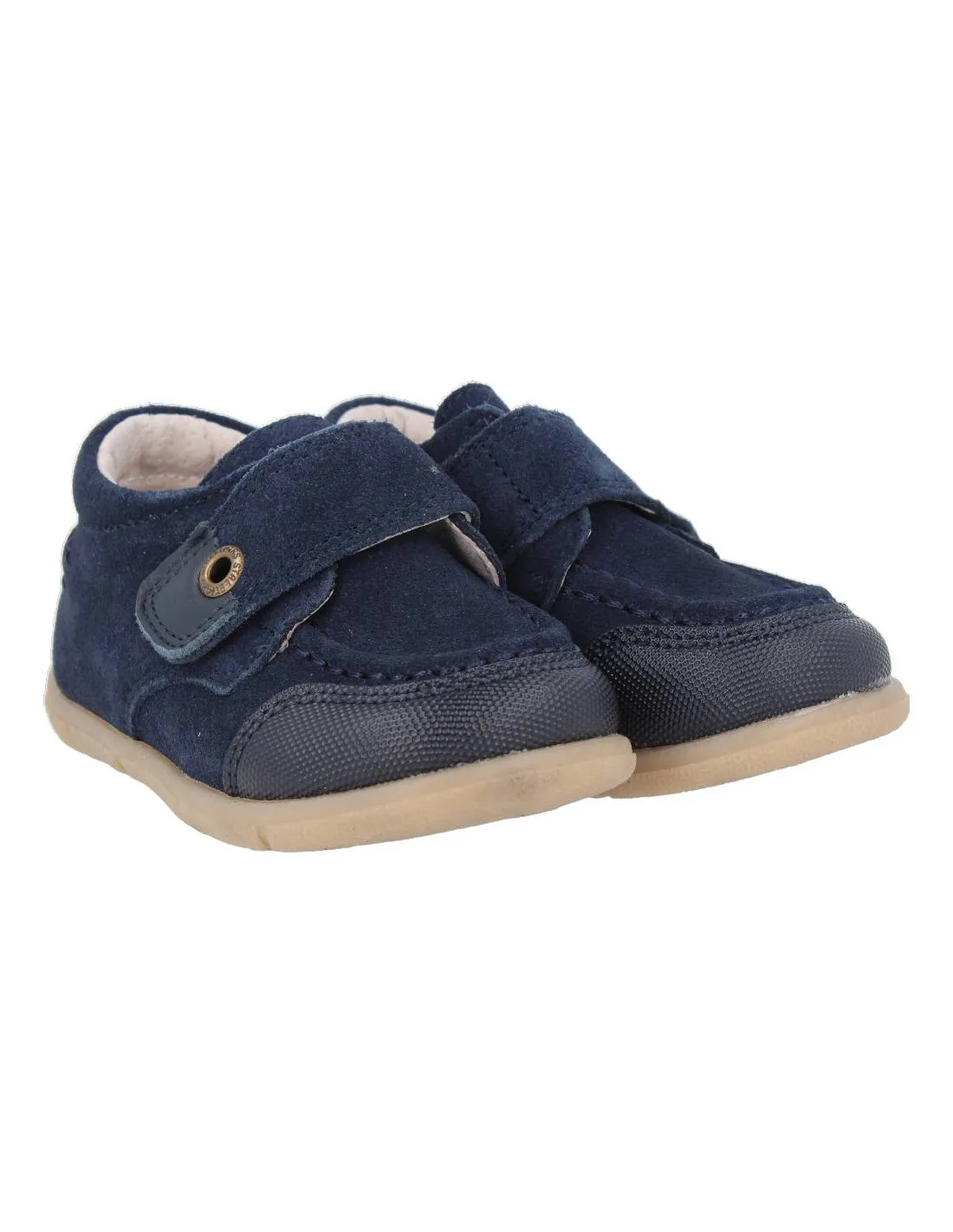 BUBBLE KIDS ZAPATITO CASUAL VELCRO REFORZADO MARINO