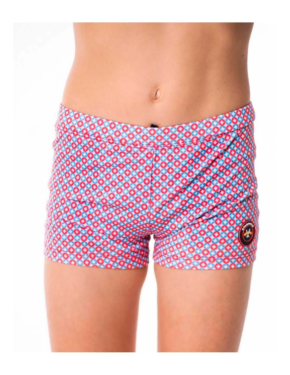 Bóxer Baño Niño Estampado Rojo y Azul Spagnolo