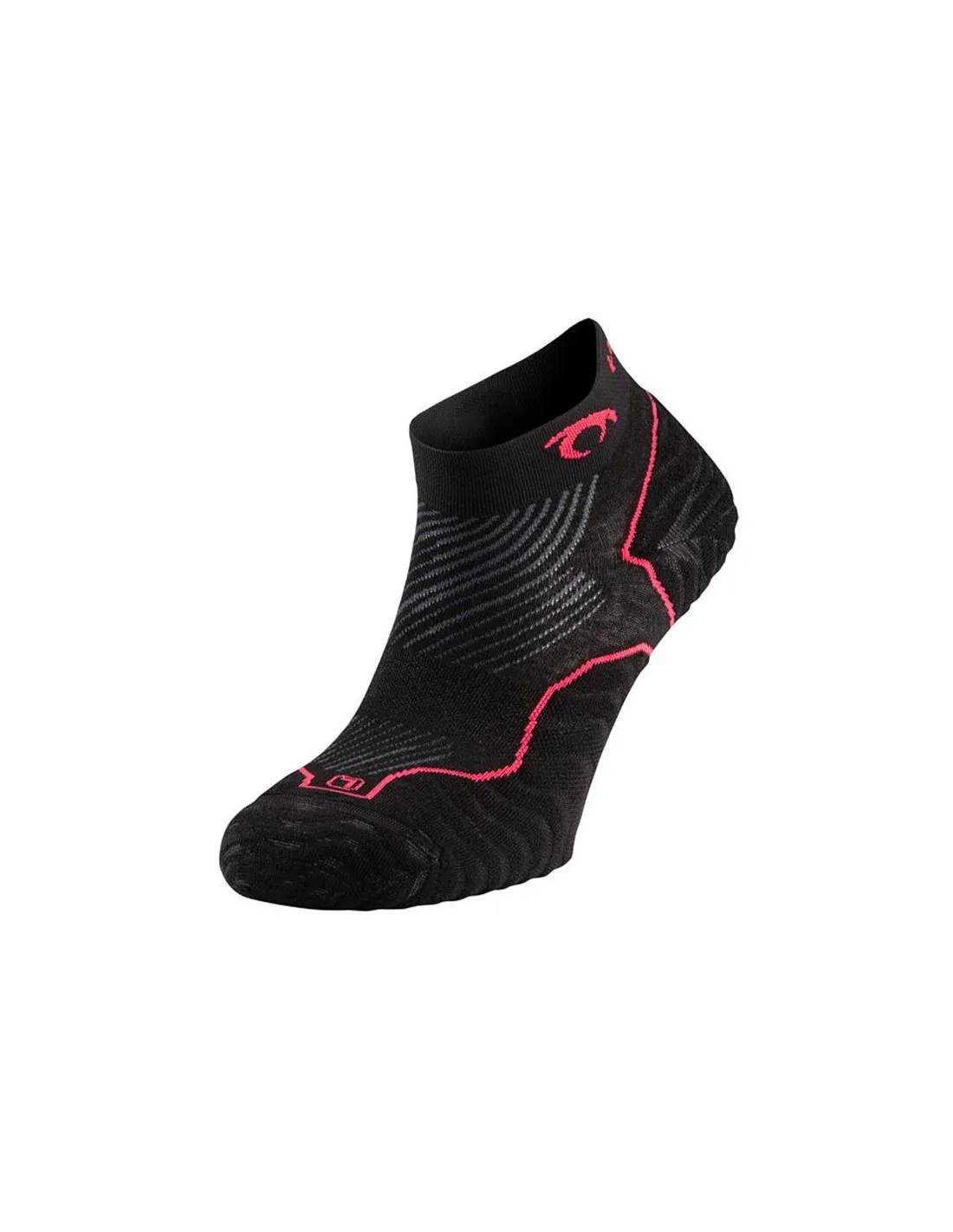 Calcetines tobilleros de running Lurbel Tiwar Mujer Black