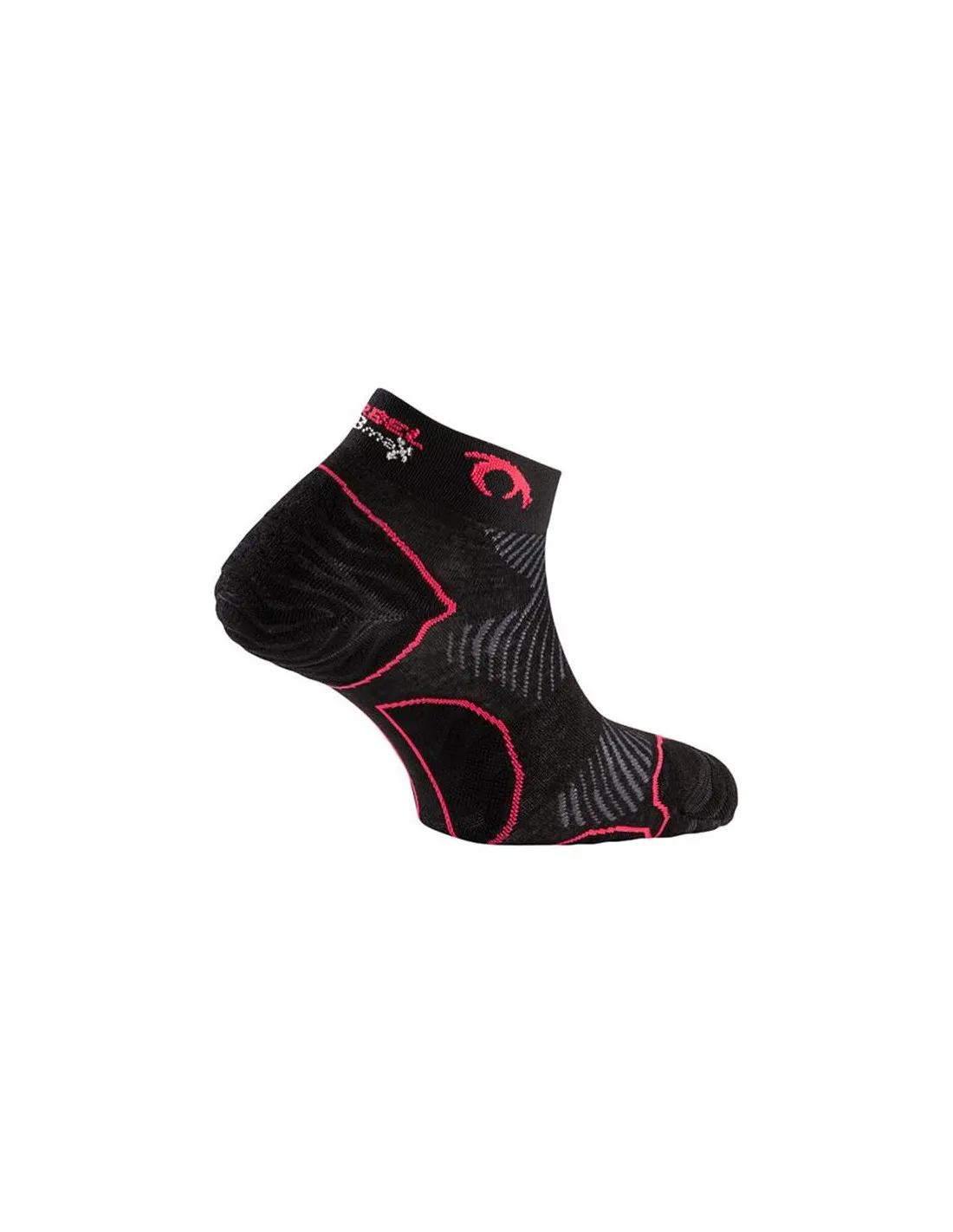 Calcetines tobilleros de running Lurbel Tiwar Mujer Black