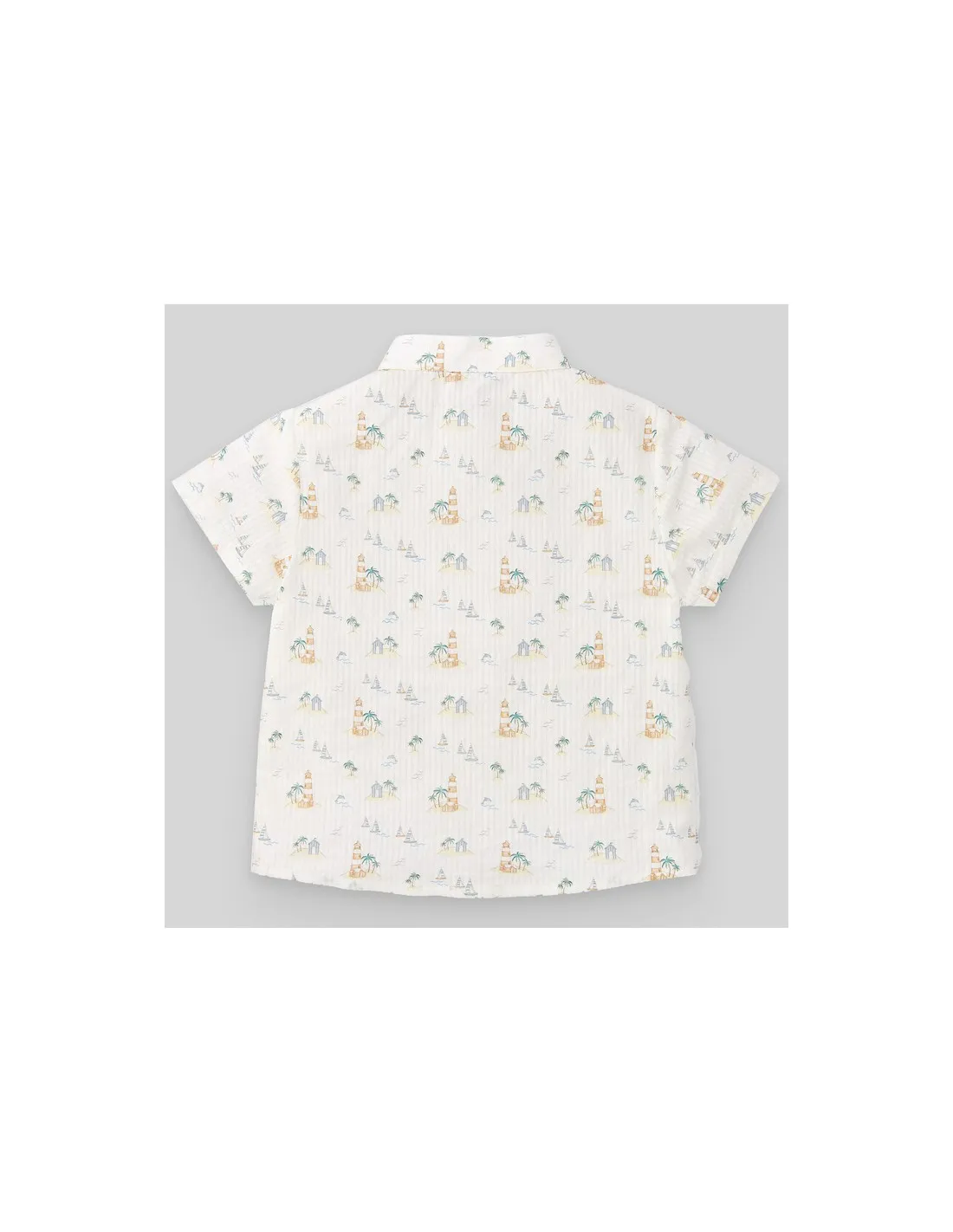 CAMISA NIÑO CUELLO MAO FAROS PAZ RODRIGUEZ