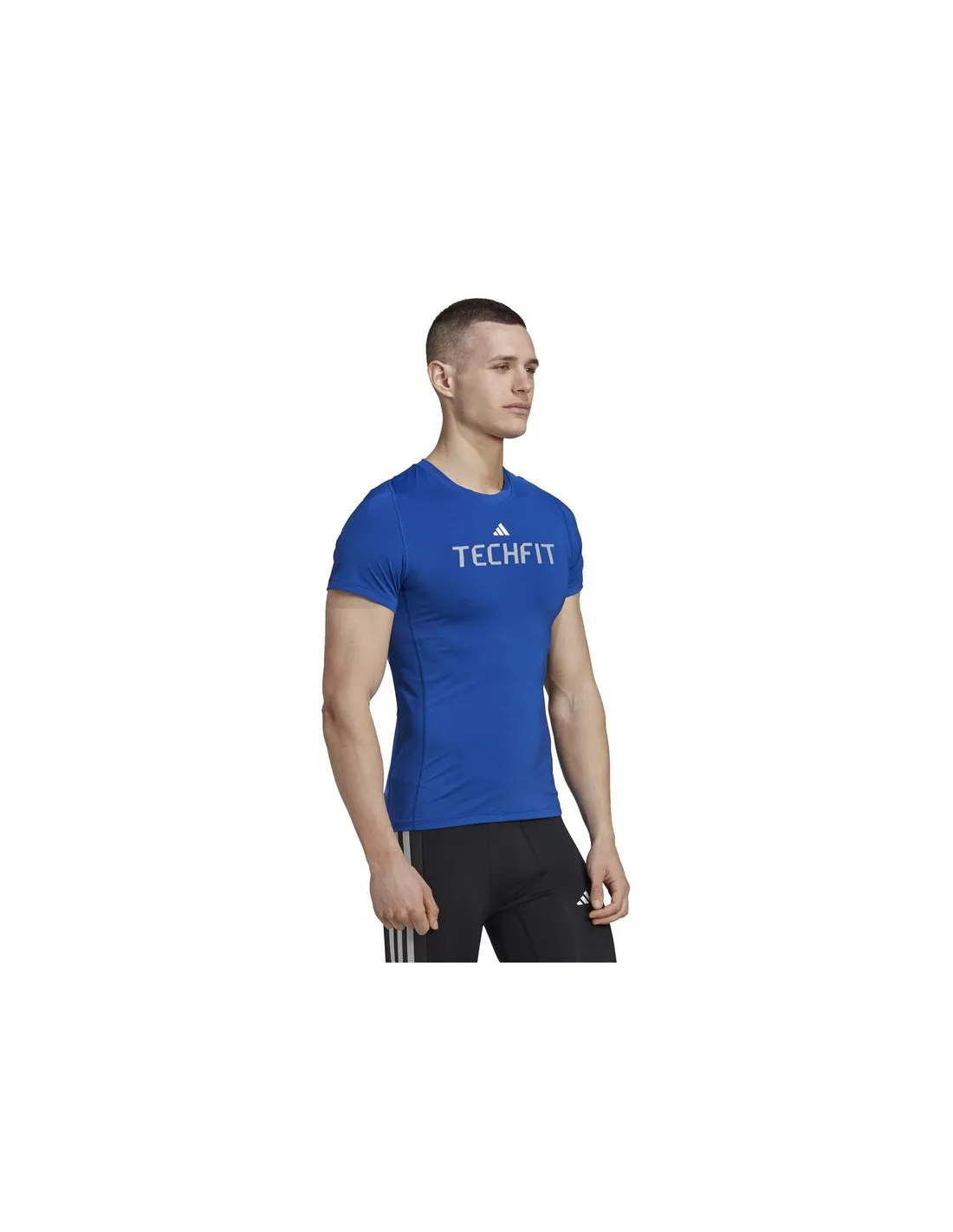 Camiseta de fitness adidas Techfit Graphic Hombre BL