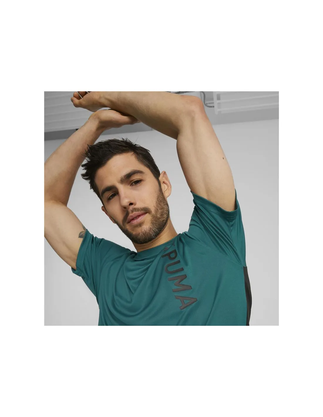 Camiseta de fitness Puma Fit Sleeve training Hombre Green