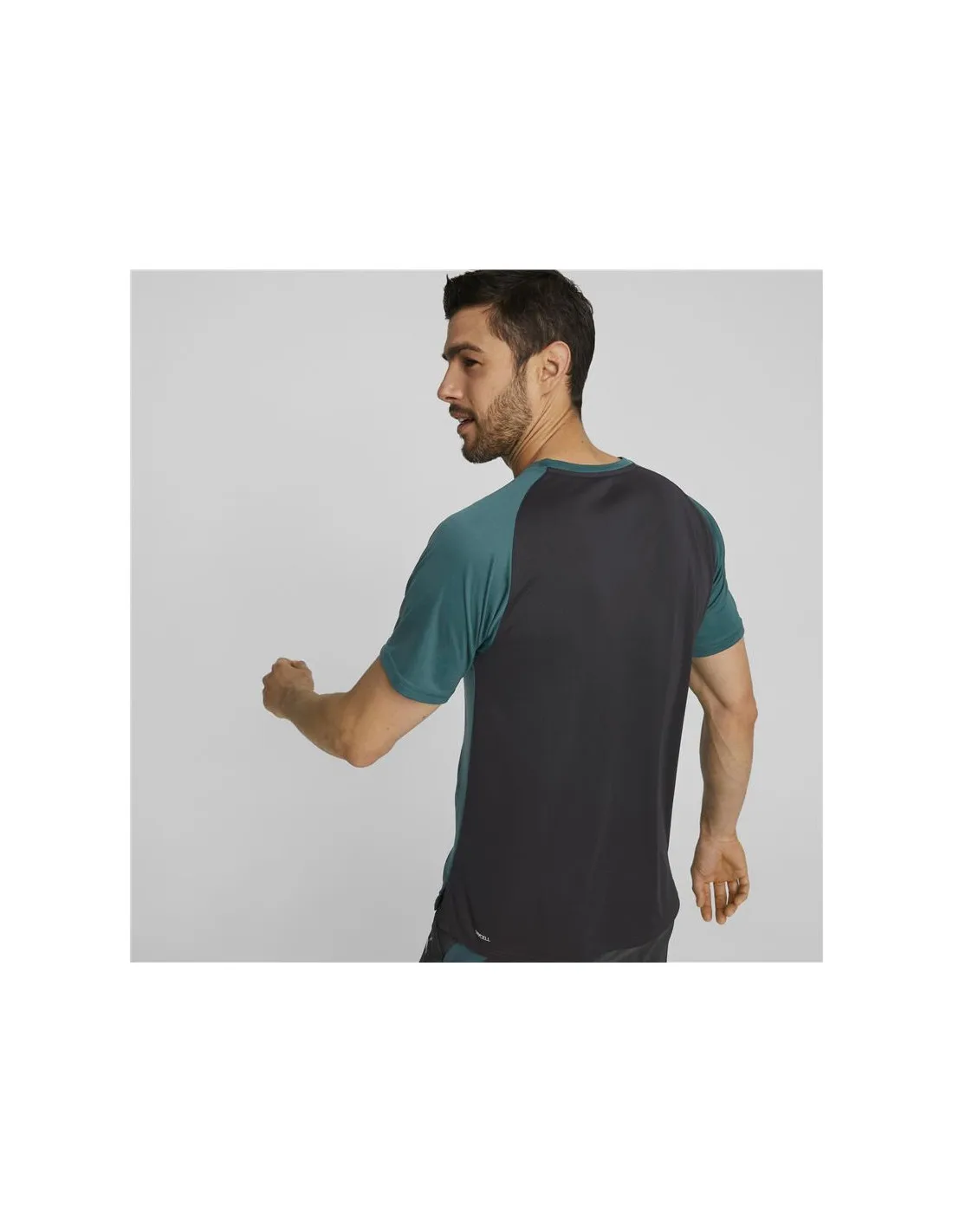 Camiseta de fitness Puma Fit Sleeve training Hombre Green