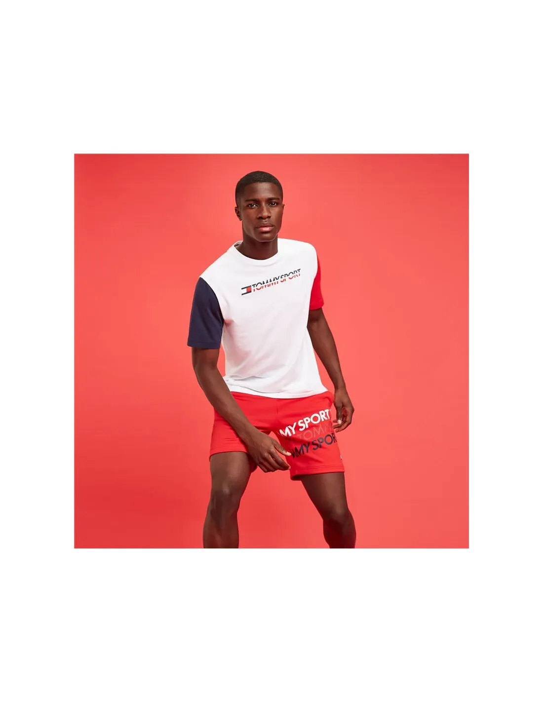 CAMISETA DE FITNESS TOMMY HILFIGERCOLOURBLOCKED LOGO