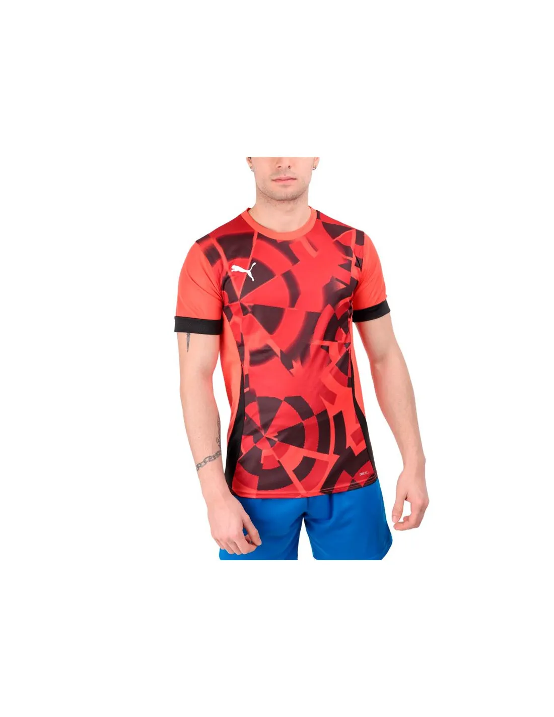 Camiseta de Pádel Puma IndividualGOAL Graph Azul Hombre