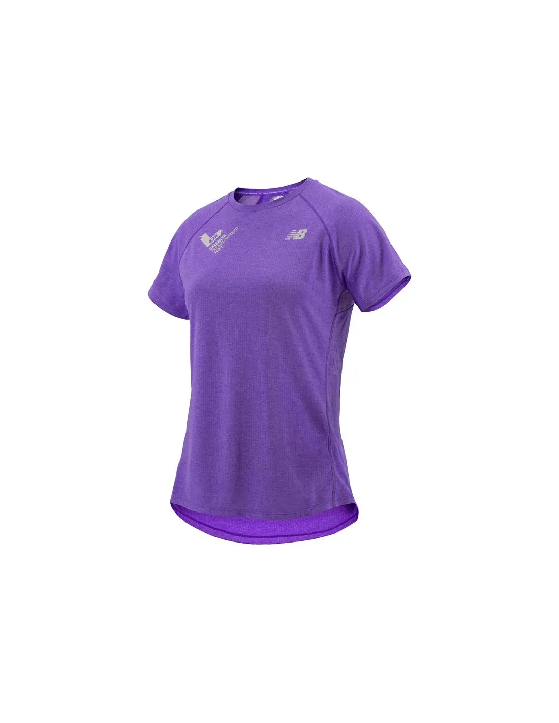 Camiseta de Running New Balance Valencia Marathon Impact Run EIH Mujer