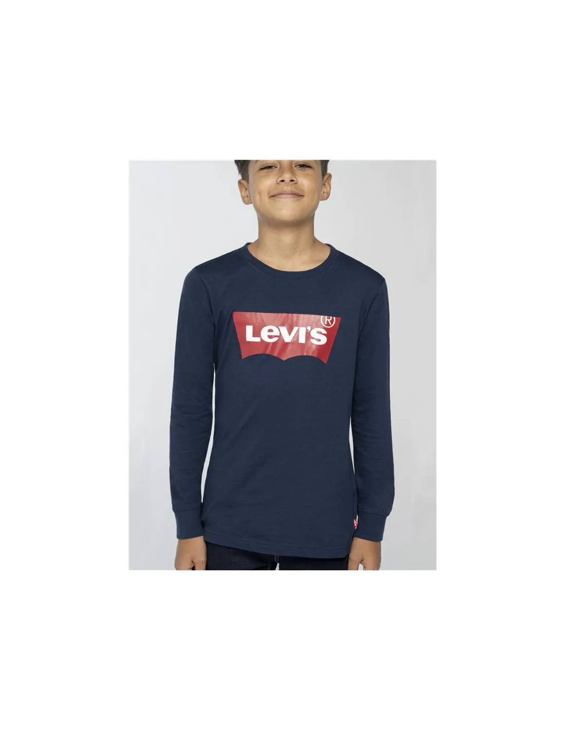 Camiseta Levi's Batwing Manga larga Boy Dark blue