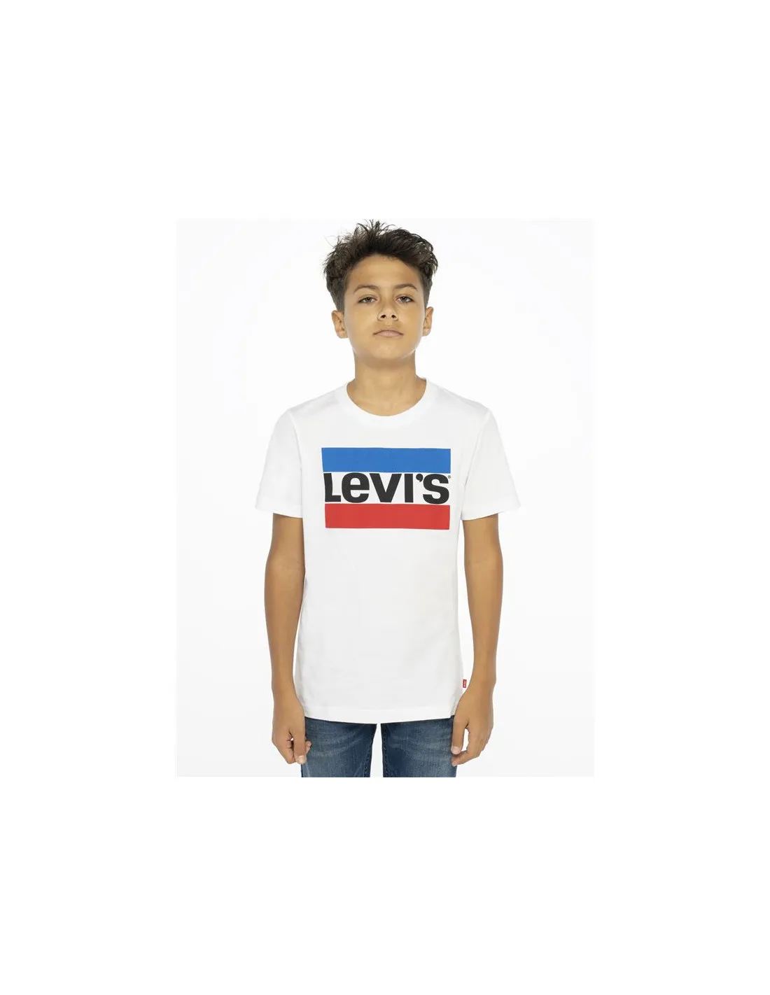 Camiseta Levi's Sportswear Logo Boy Blanca