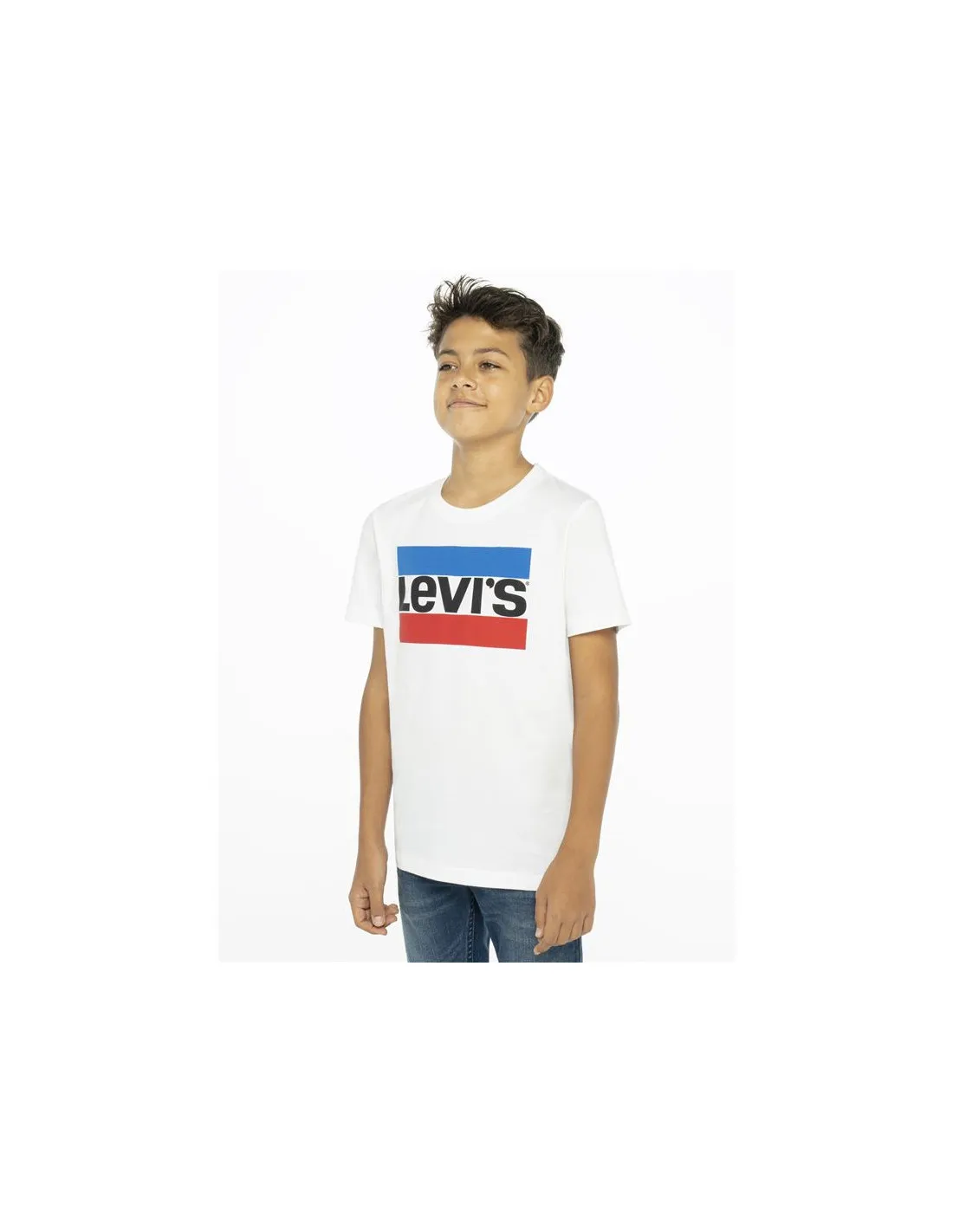 Camiseta Levi's Sportswear Logo Boy Blanca