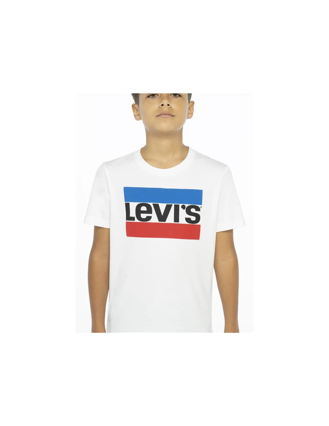 Camiseta Levi's Sportswear Logo Boy Blanca