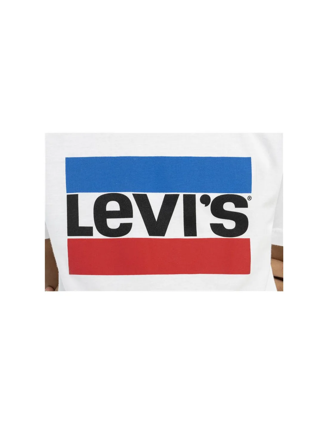 Camiseta Levi's Sportswear Logo Boy Blanca