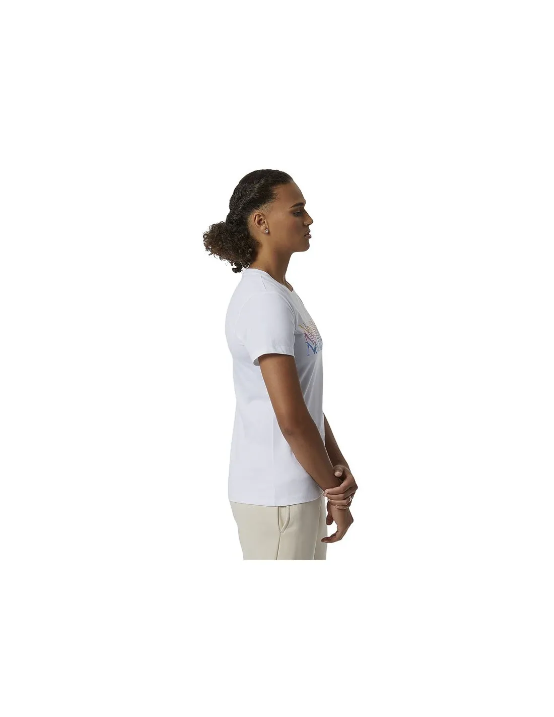 Camiseta New Balance Essentials Celebrate W White