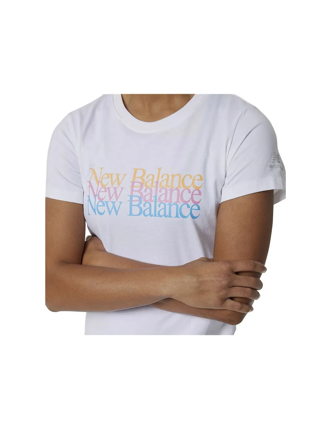 Camiseta New Balance Essentials Celebrate W White