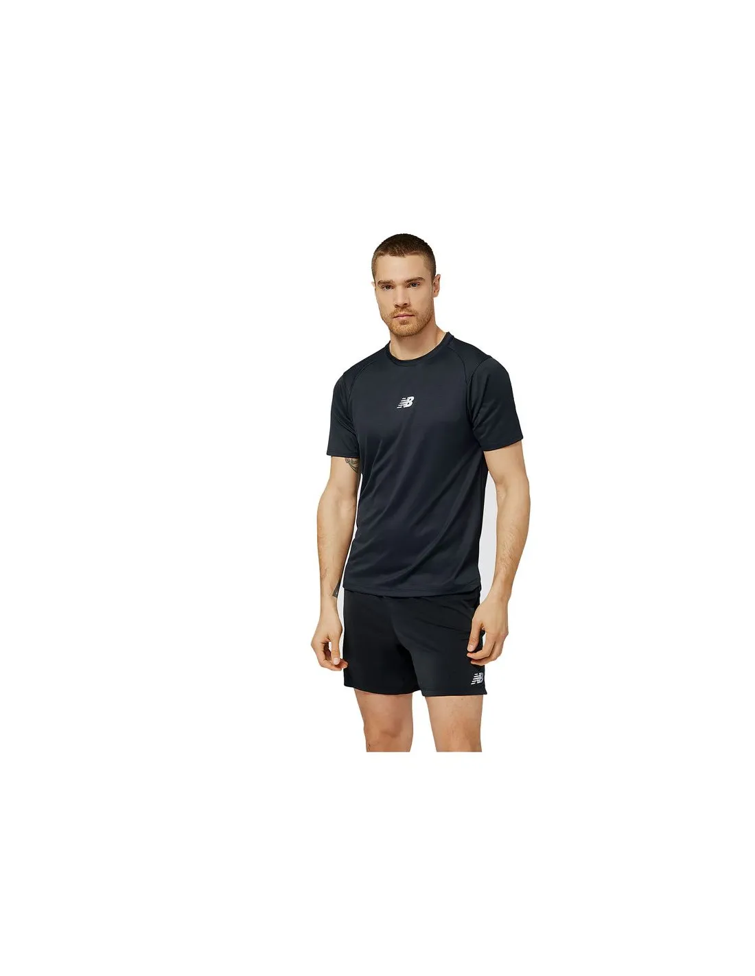 CAMISETA NEW BALANCE IMPACT RUN AT NVENT NEGRA HOMBRE
