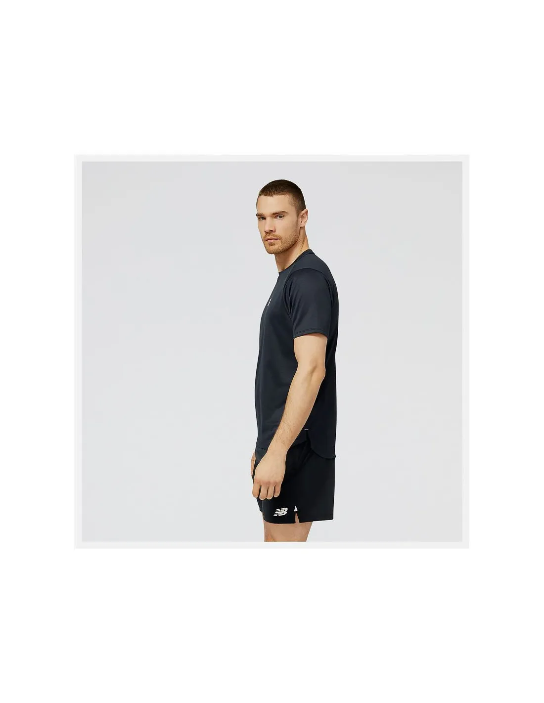 CAMISETA NEW BALANCE IMPACT RUN AT NVENT NEGRA HOMBRE