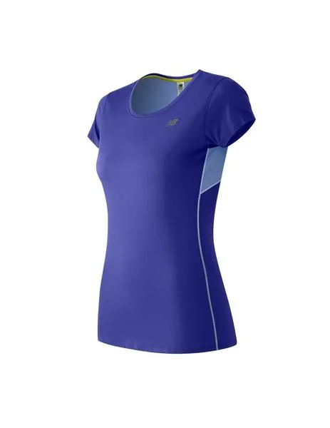 Camiseta Running New balance Azul