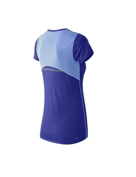Camiseta Running New balance Azul