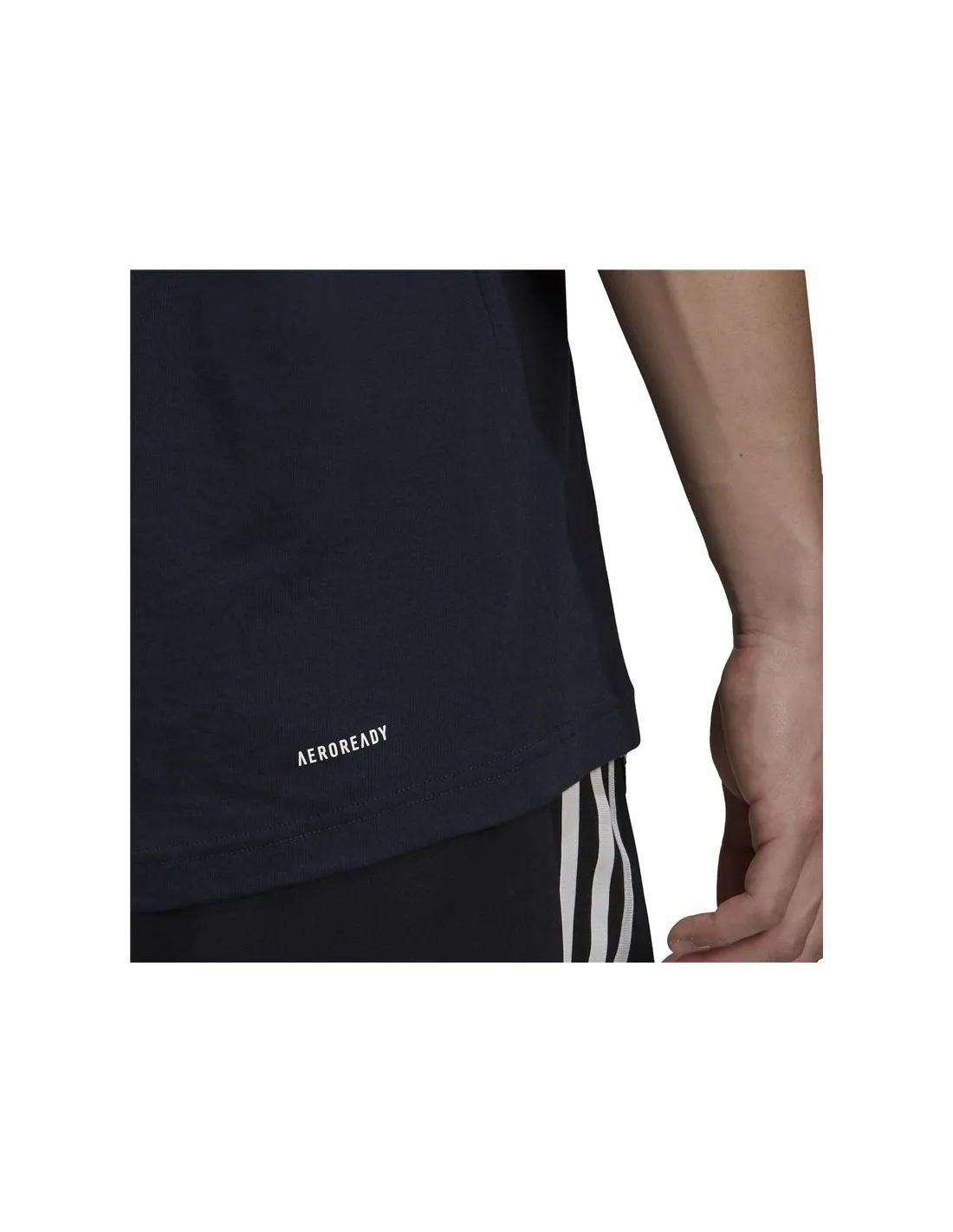Camiseta training adidas Aewroready D2M Feelready Sport Logo M Legend Ink