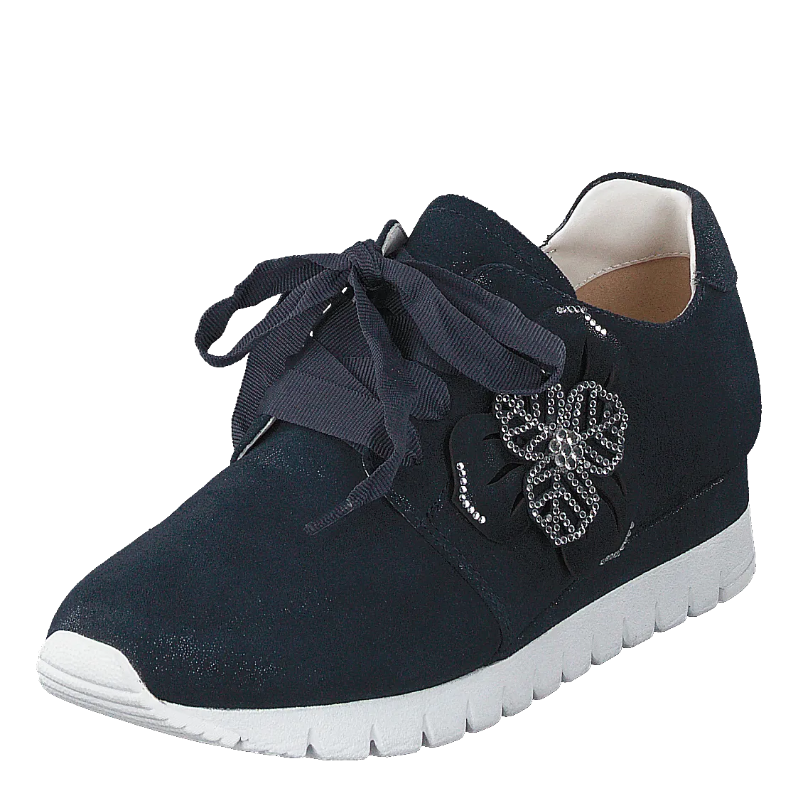 Caprice zapatos Ibiza Navy Shiny Sued