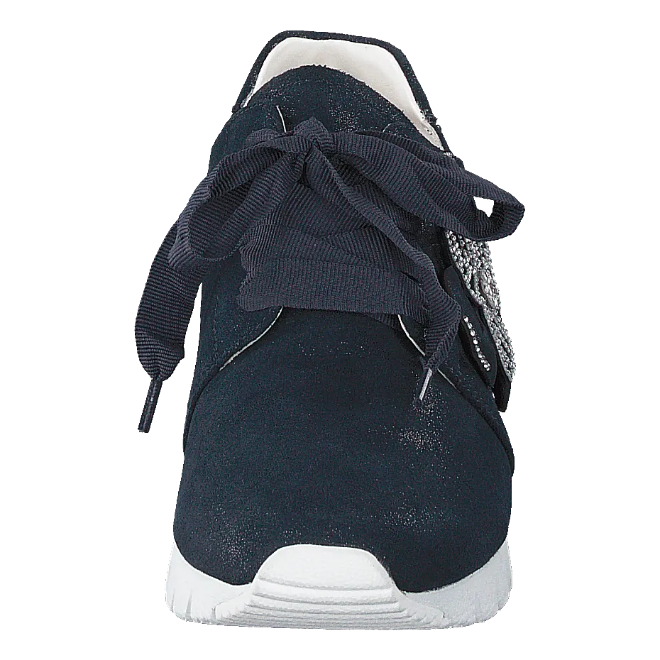 Caprice zapatos Ibiza Navy Shiny Sued