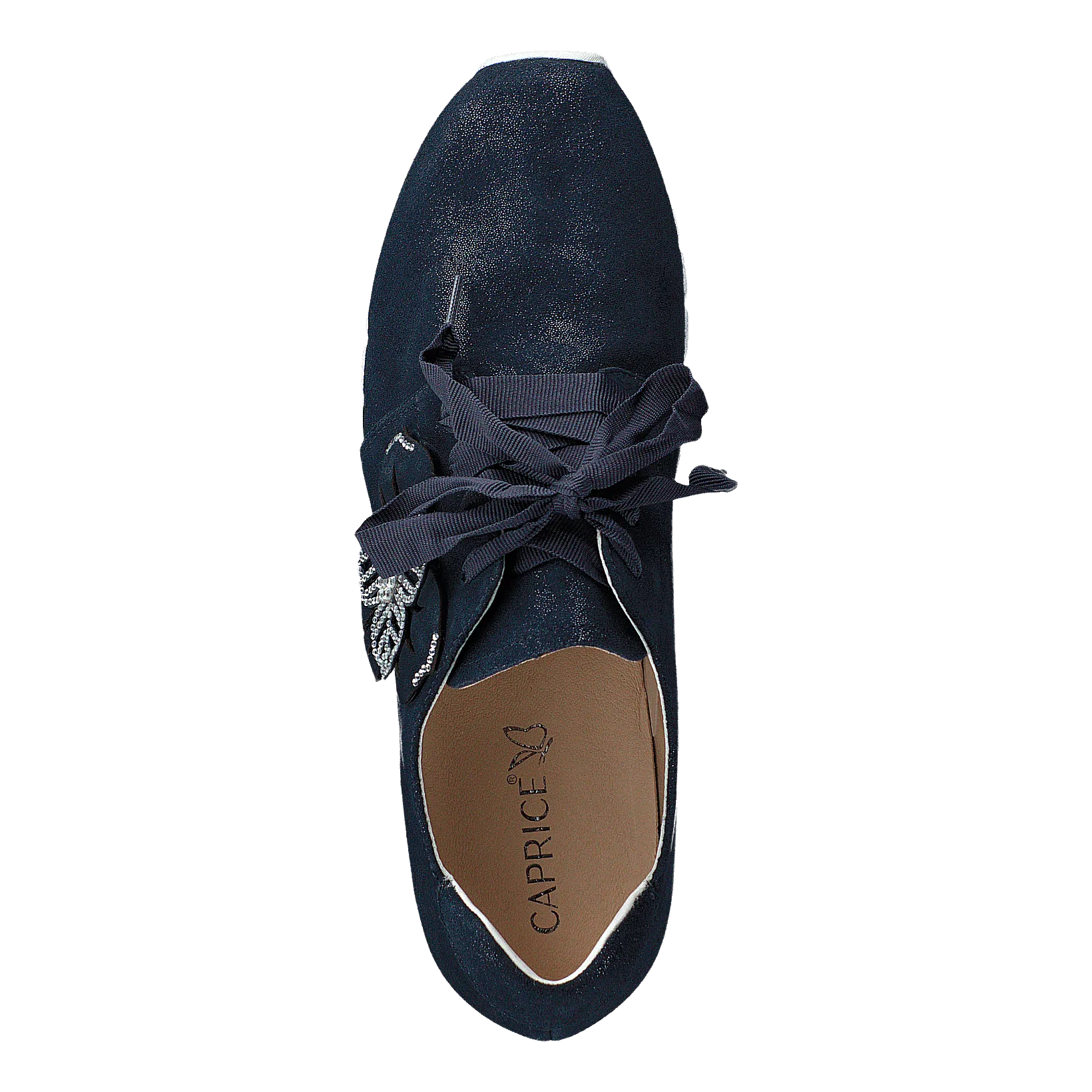 Caprice zapatos Ibiza Navy Shiny Sued