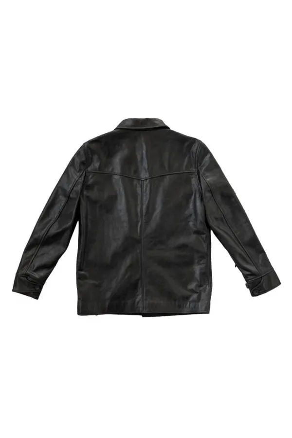 Cazadora Hombre Avi Leather Car Coat