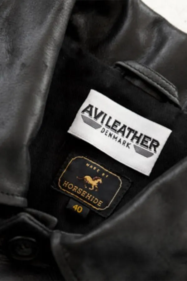 Cazadora Hombre Avi Leather Car Coat