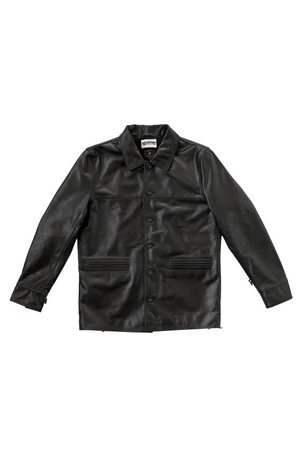Cazadora Hombre Avi Leather Car Coat