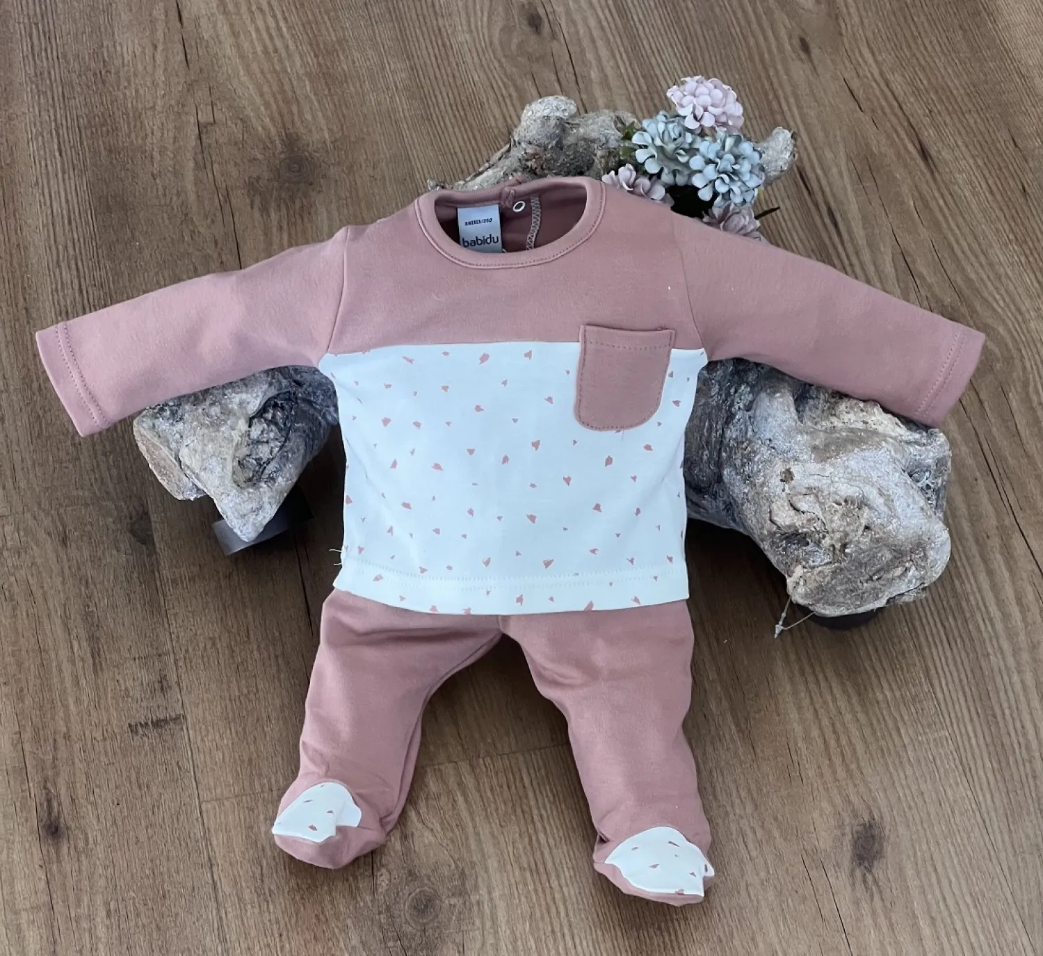 Conjunto unisex de algodón 100 x 100 colección Vainilla