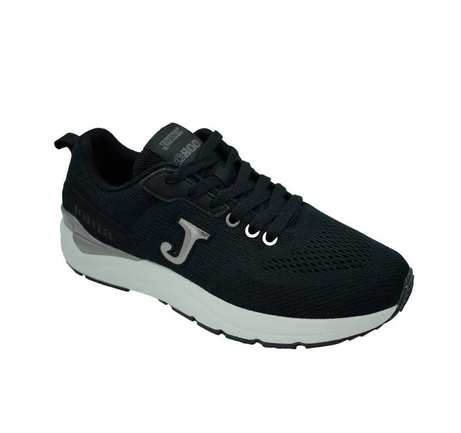 DEPORTIVO JOMA C.800 MEN 2201 ZAPATILLA CASUAL RETRO PARA HOMBRE NYLON NEGRO/PLATA 27133